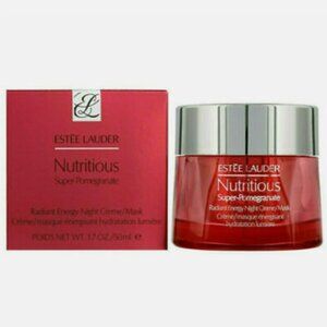 Estee Lauder Nutritious Super-Pomegranate Radiant Energy Night Creme/Mask 1.7oz